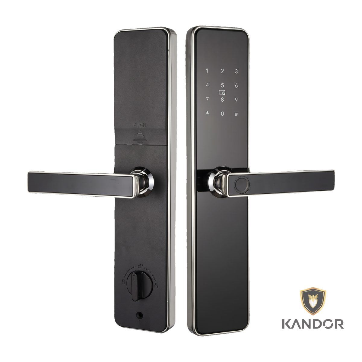 Khóa Cửa Gỗ Phay CNC Cao Cấp Kandor G4 - góc nghiêng