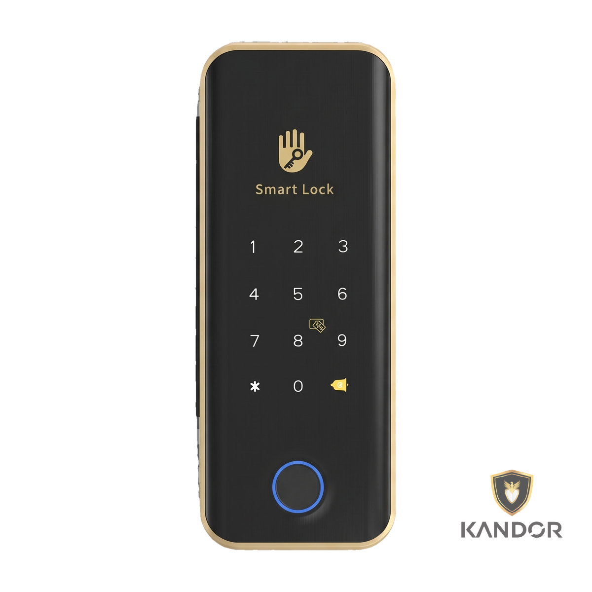 Khóa Cửa Kính Cường Lực Xoay TTLock Kandor K1 - mặt trước