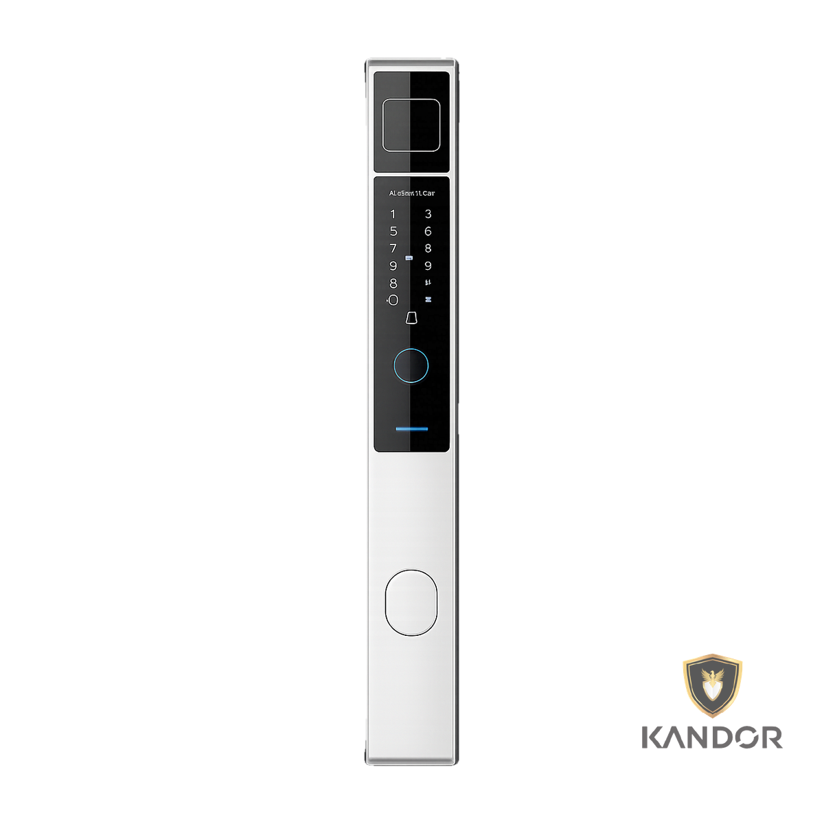 Khóa Cửa Nhôm FaceID TTLock Trắng Kandor N9W - mặt trước