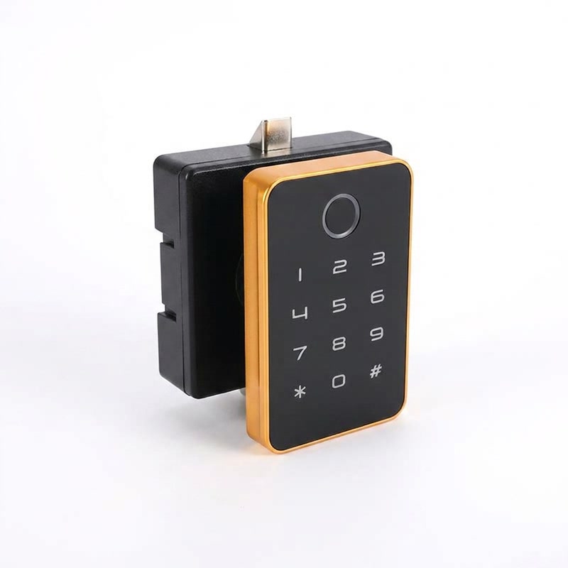 Khóa Tủ Vân Tay Thông Minh Kandor T1 (Vàng Gold) - mặt trước