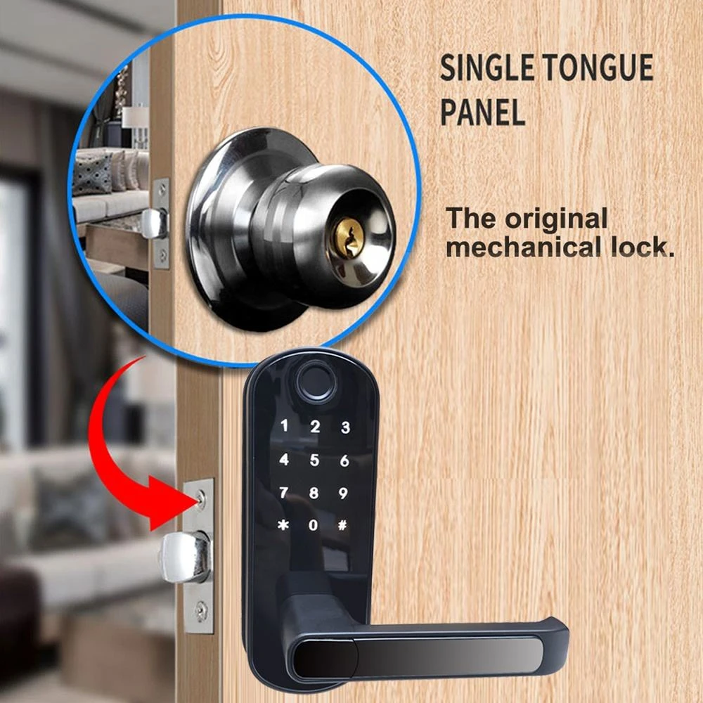 Khóa vân tay của gỗ Kandor KN-G7800-B