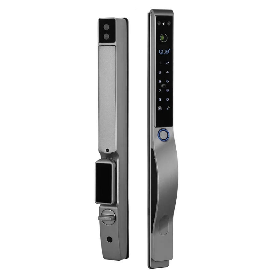 Khóa vân tay cửa nhôm FaceID Kandor KN-IDC6000-GR