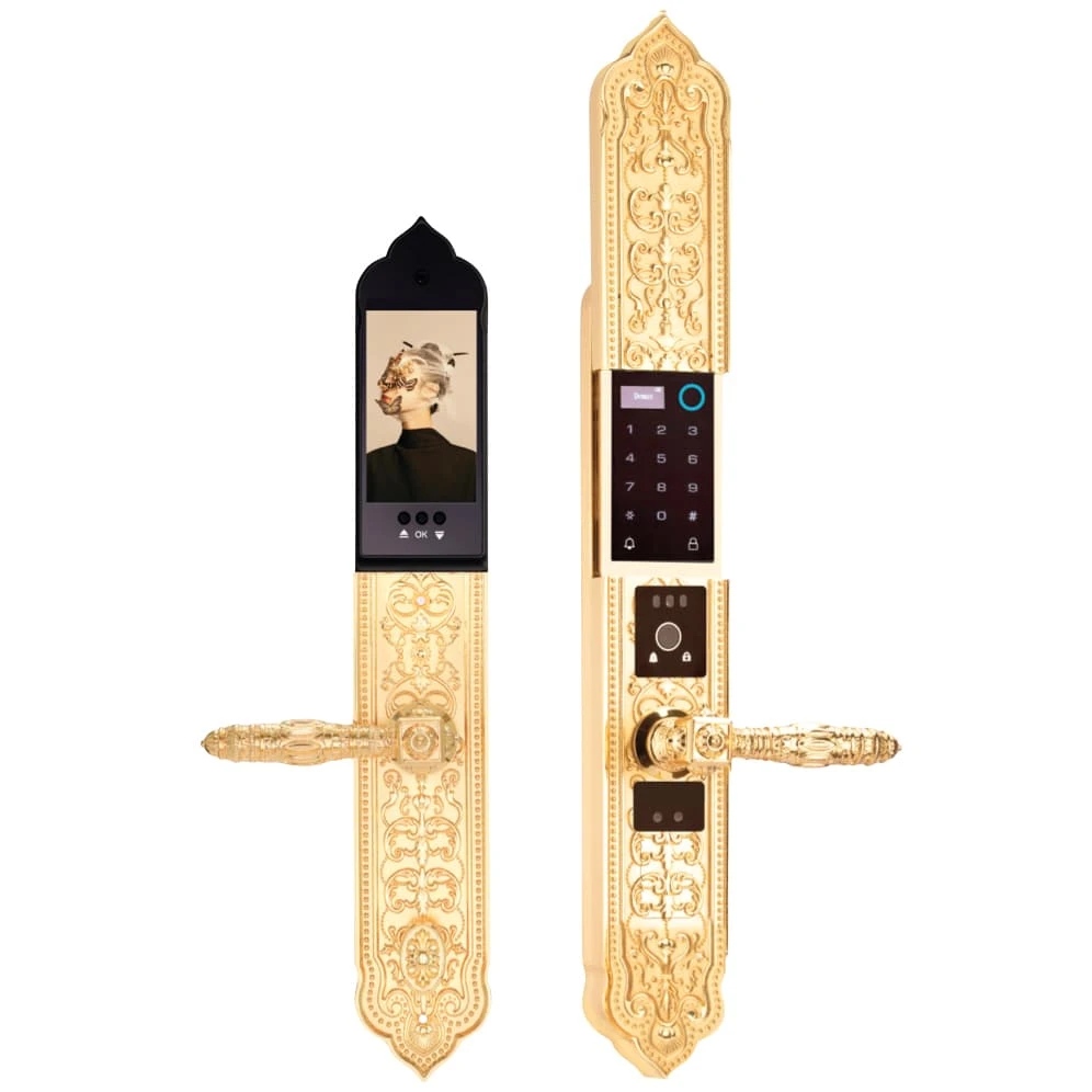 Khóa đại sảnh biệt thự cao cấp EL9882 24K BRASS